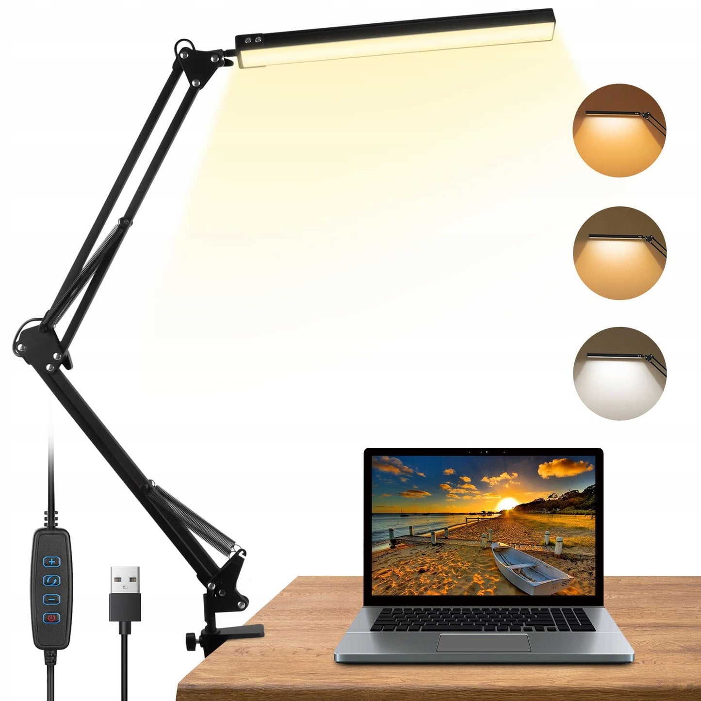 10W LED stalinė lempa prie rašomojo stalo mokyklai naktinė braižymo lempa reguliuojama