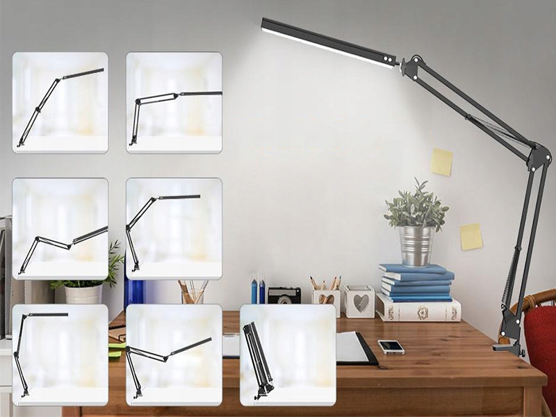 10W LED stalinė lempa prie rašomojo stalo mokyklai naktinė braižymo lempa reguliuojama