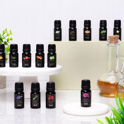 10x Eterinis Aliejus - 100% Natūralių Eterinių Aliejų Rinkinys Aromaterapijai
