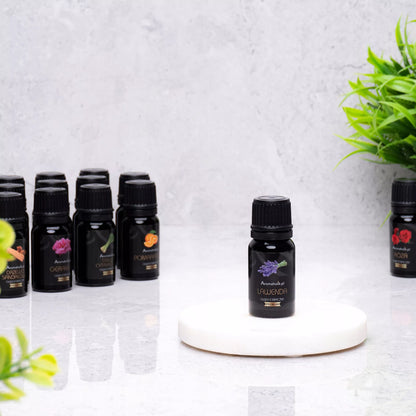 10x Eterinis Aliejus - 100% Natūralių Eterinių Aliejų Rinkinys Aromaterapijai