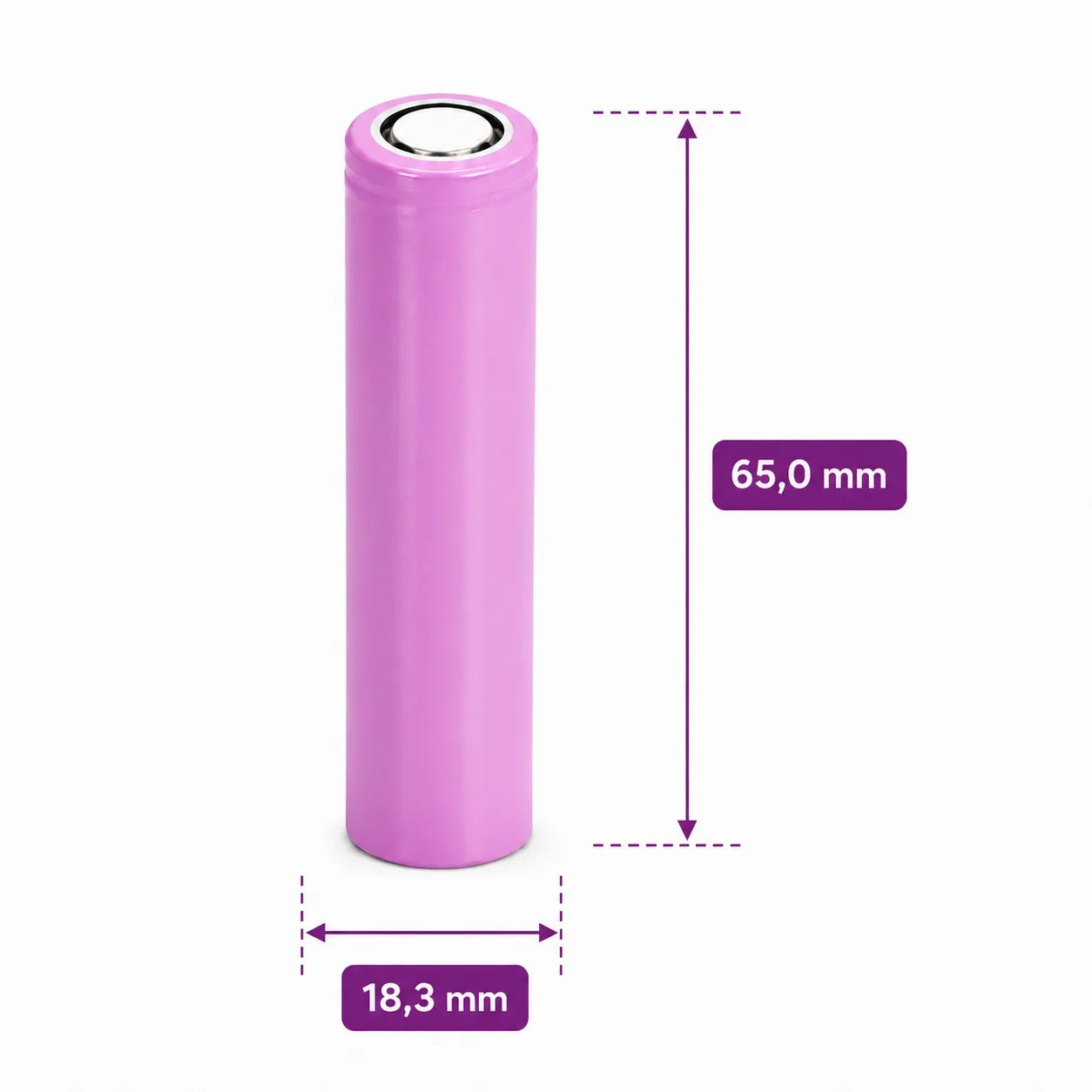 10x INR18650-35E 3500mAh Li-Ion 18650 3,7V akumuliatoriai žibintuvėliams, išoriniams akumuliatoriams ir garintuvams