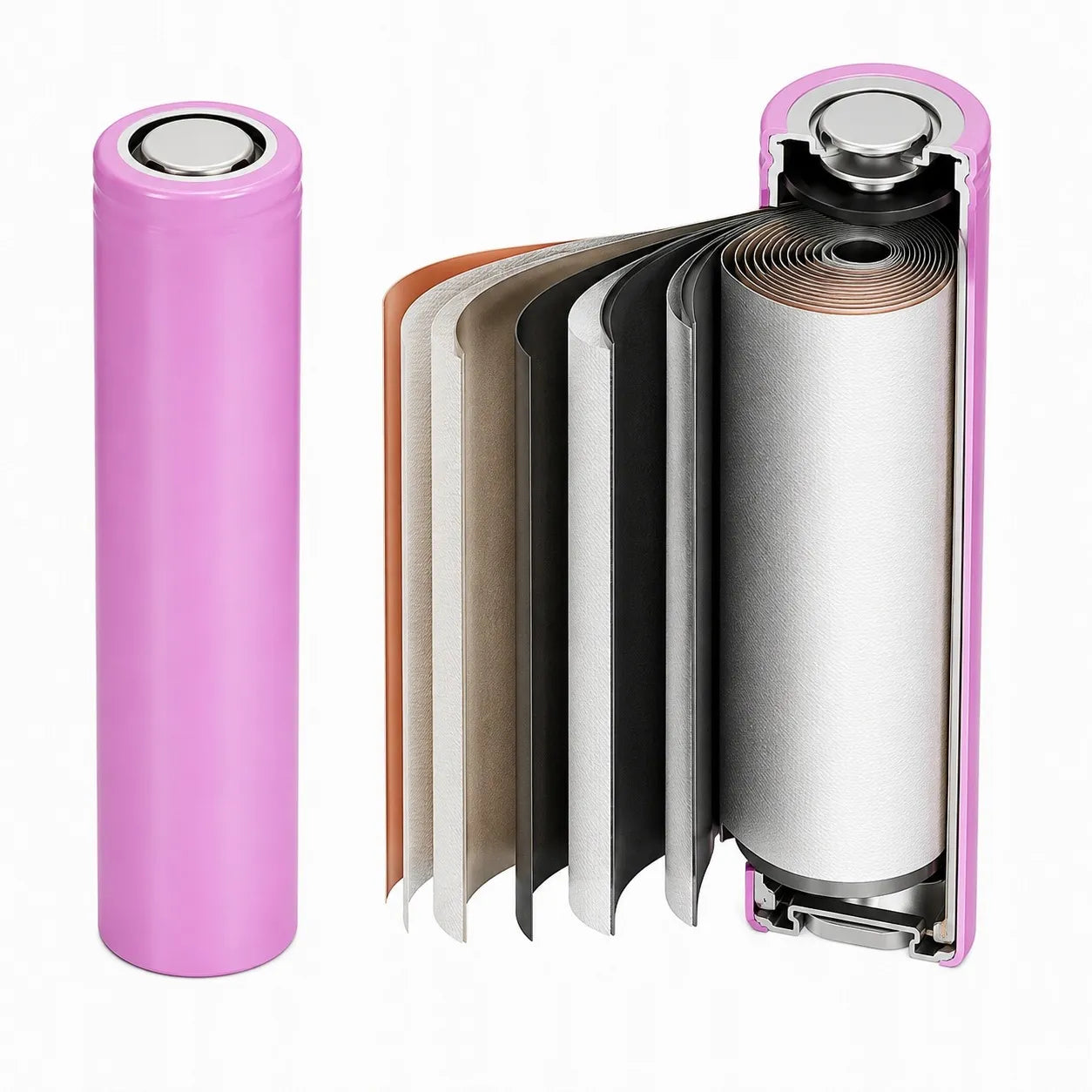 10x INR18650-35E 3500mAh Li-Ion 18650 3,7V akumuliatoriai žibintuvėliams, išoriniams akumuliatoriams ir garintuvams