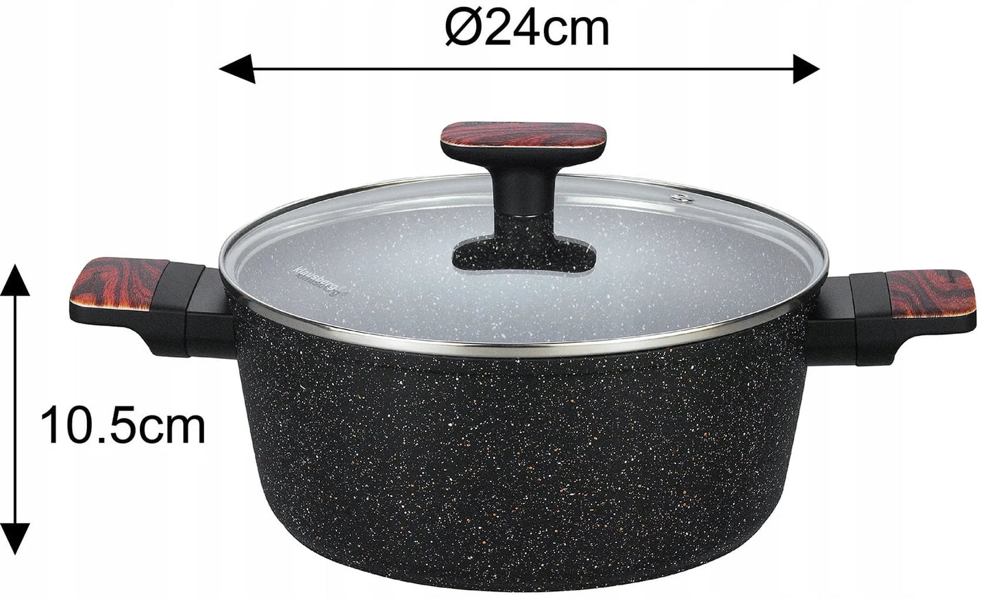 12 dalių puodų rinkinys su nepridegančia danga Klausberg KB-7831