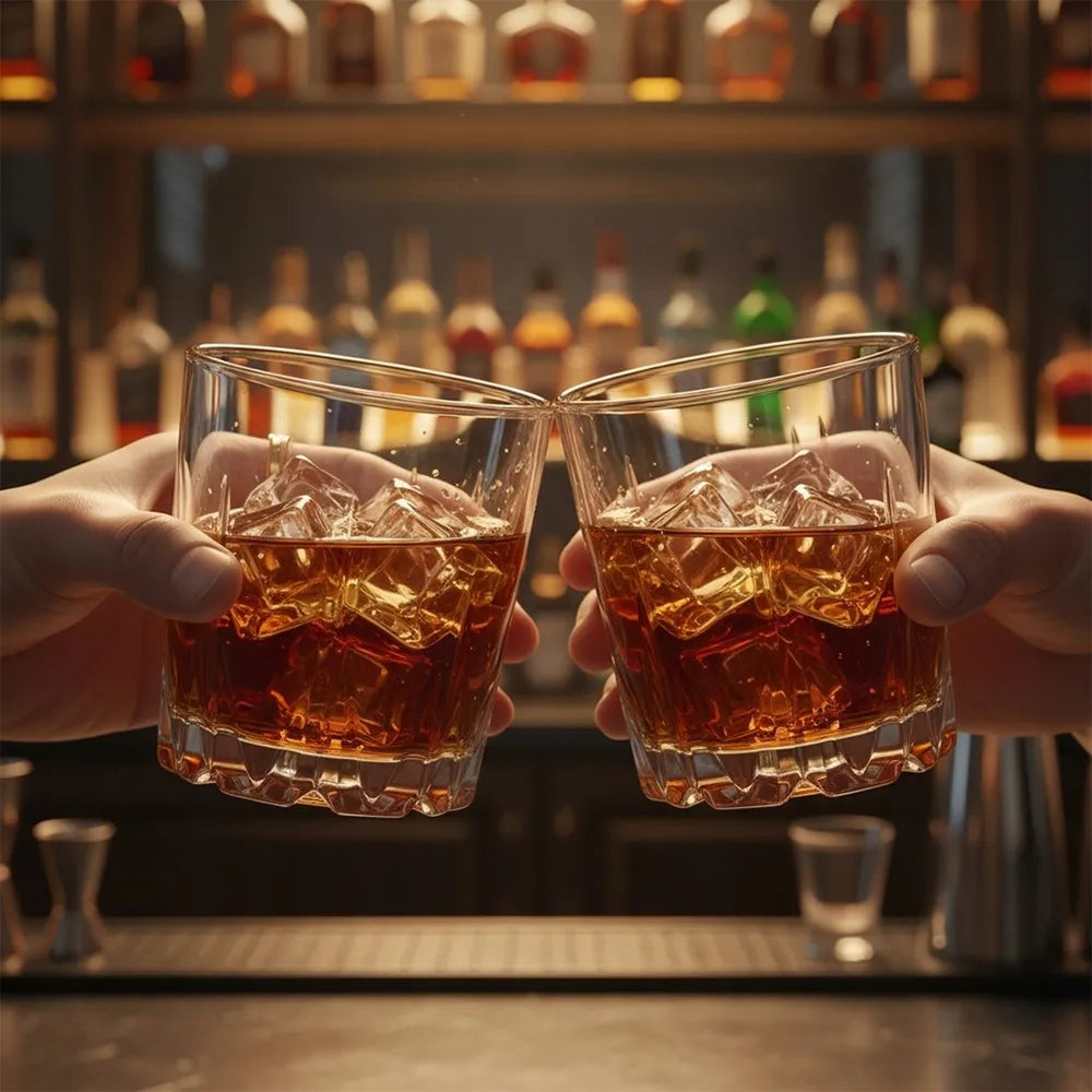 12 vnt. Vilde stiklinės viskiui ir gėrimams, 280 ml komplektas
