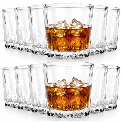 12 vnt. Vilde stiklinės viskiui ir gėrimams, 280 ml komplektas