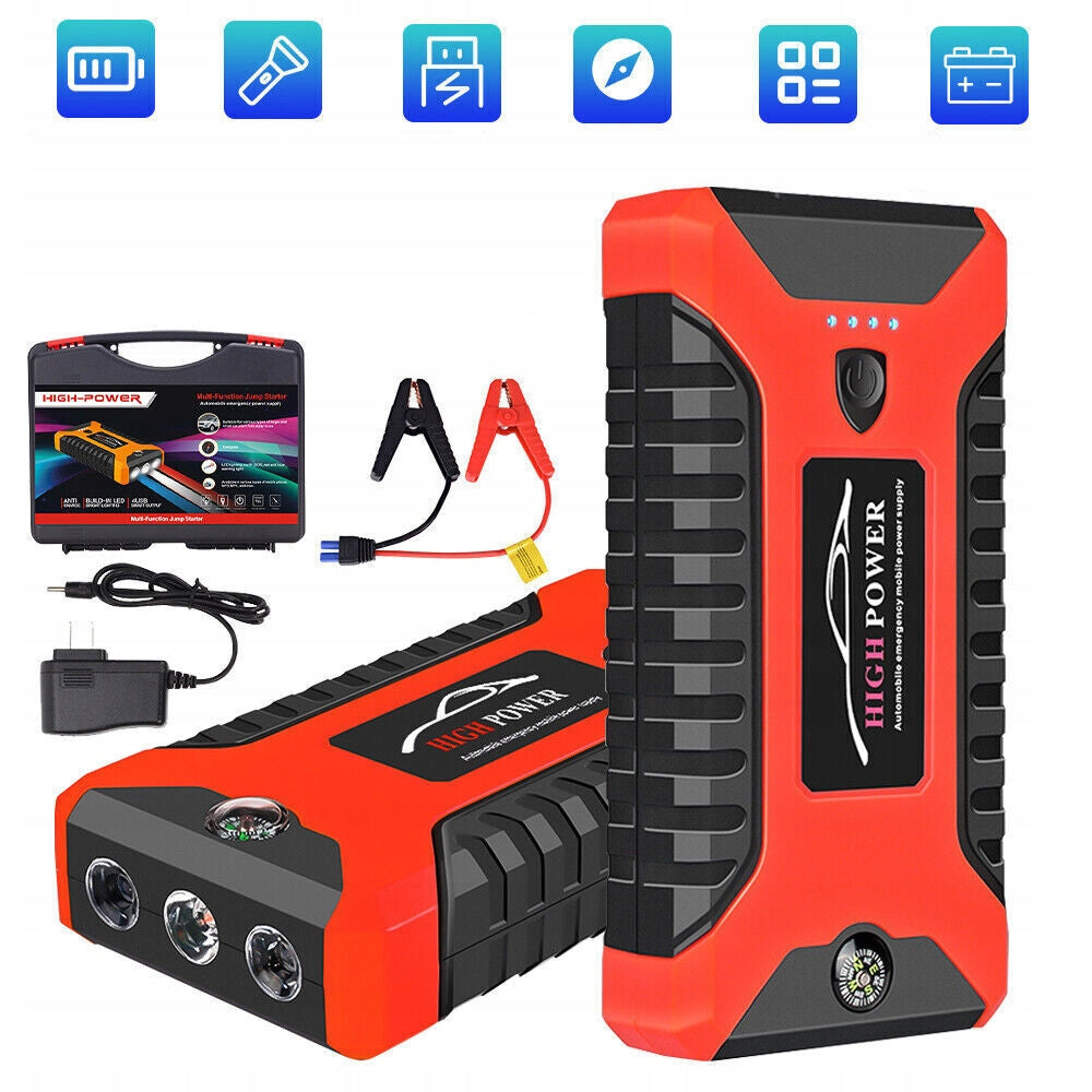 12V AUTOMOBILIO UŽVEDIMO ĮRENGINYS POWERBANK AVARINIS 12V