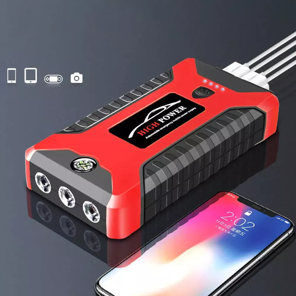 12V AUTOMOBILIO UŽVEDIMO ĮRENGINYS POWERBANK AVARINIS 12V