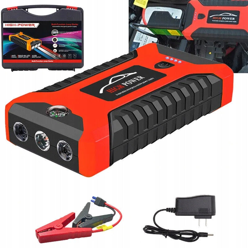 12V AUTOMOBILIO UŽVEDIMO ĮRENGINYS POWERBANK AVARINIS 12V