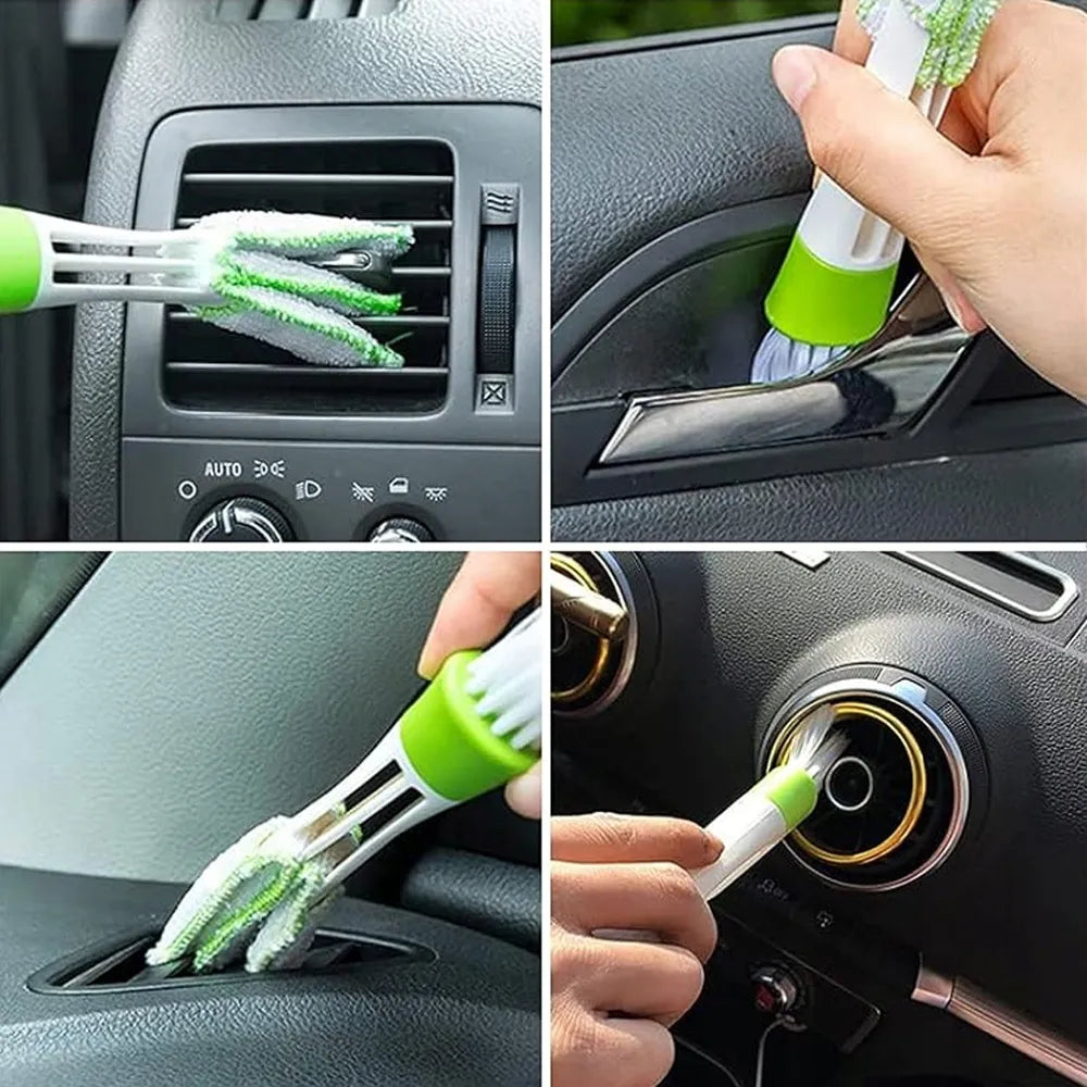 13 priemonių detalaus automobilių valymo rinkinys su šepetėliais