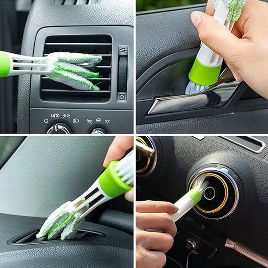 13 priemonių detalaus automobilių valymo rinkinys su šepetėliais