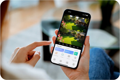 Lauko pasukama kamera su 3 objektyvais IP WIFI 2x2MPx +4MPx LUXTORN