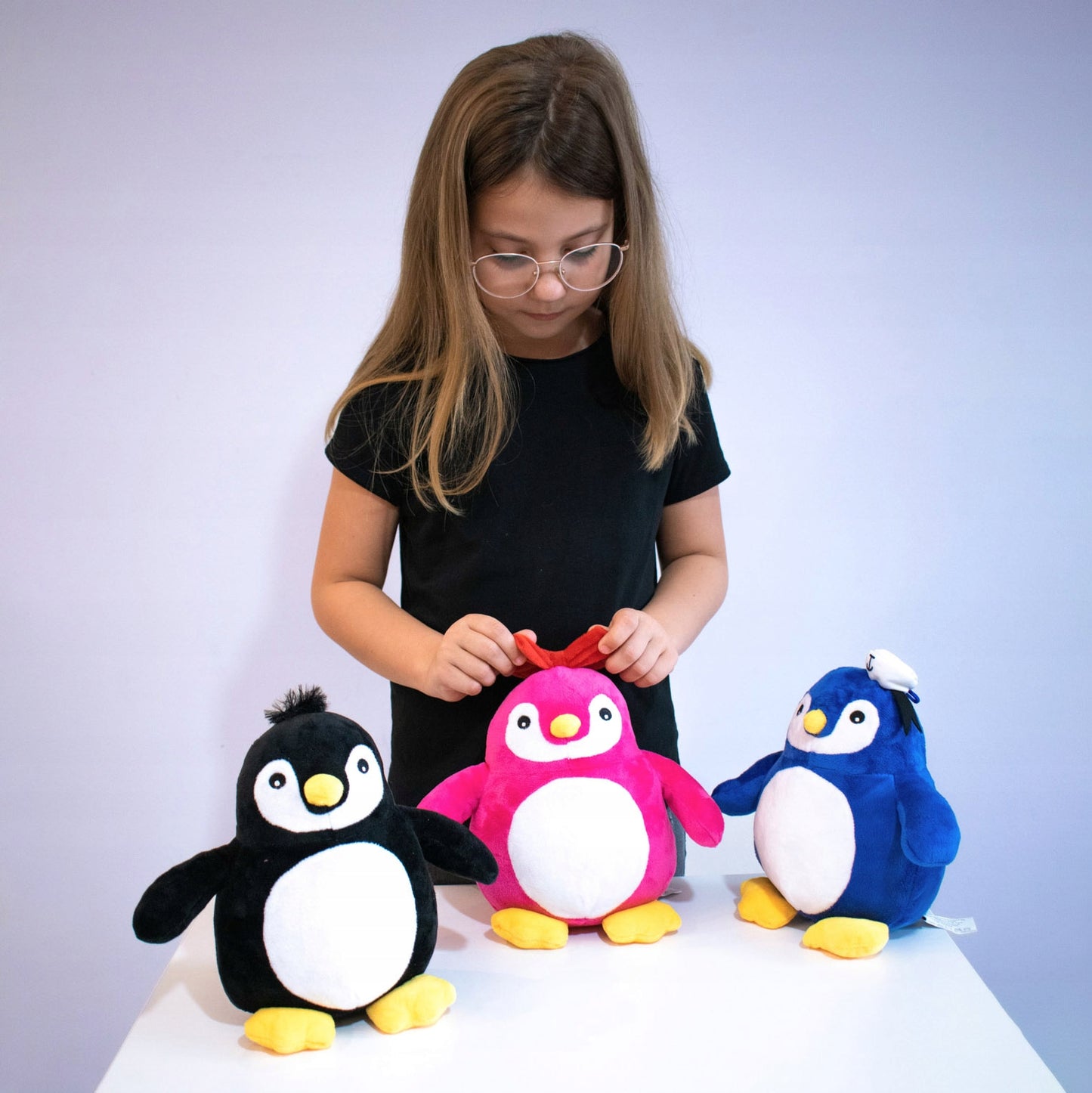 Minkštas pliušinis žaislas Pingvinas Jaś 23 cm, puiki dovana