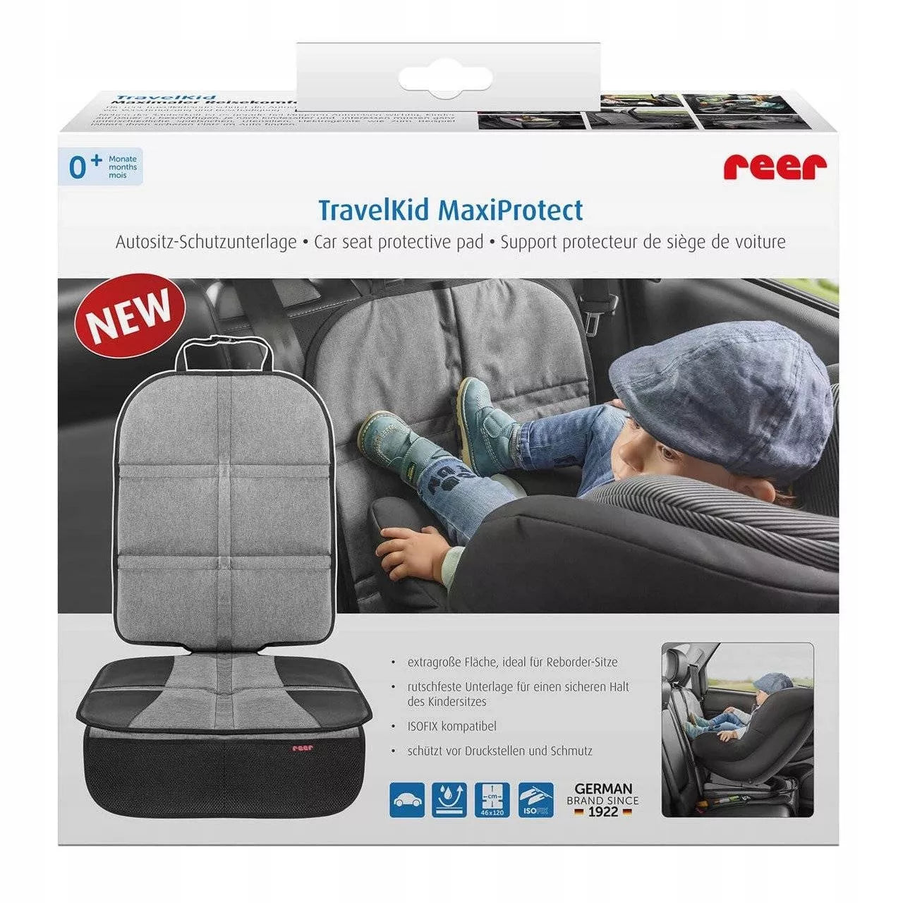Apsauginis kilimėlis po automobilio kėdute, apsauga ISOFIX REER