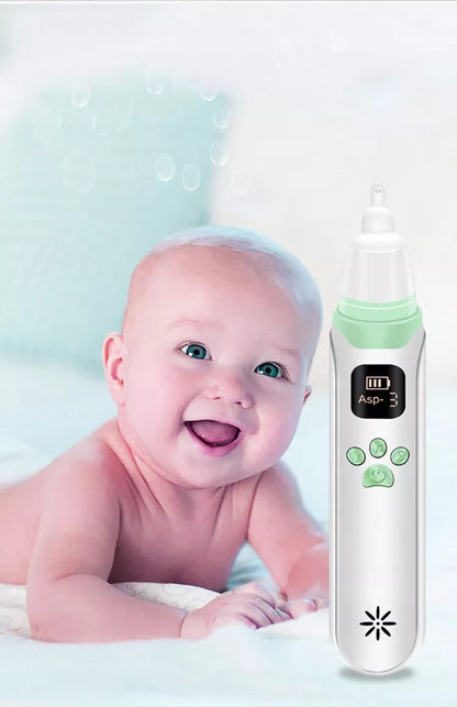Elektroniczny aspirator do nosa dla DZIECI i DOROSŁYCH, cichy, mocny, zasilany przez USB