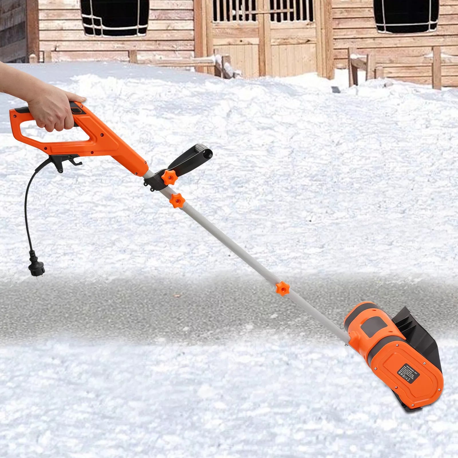 1800W 32cm elektrinis sniego kastuvas