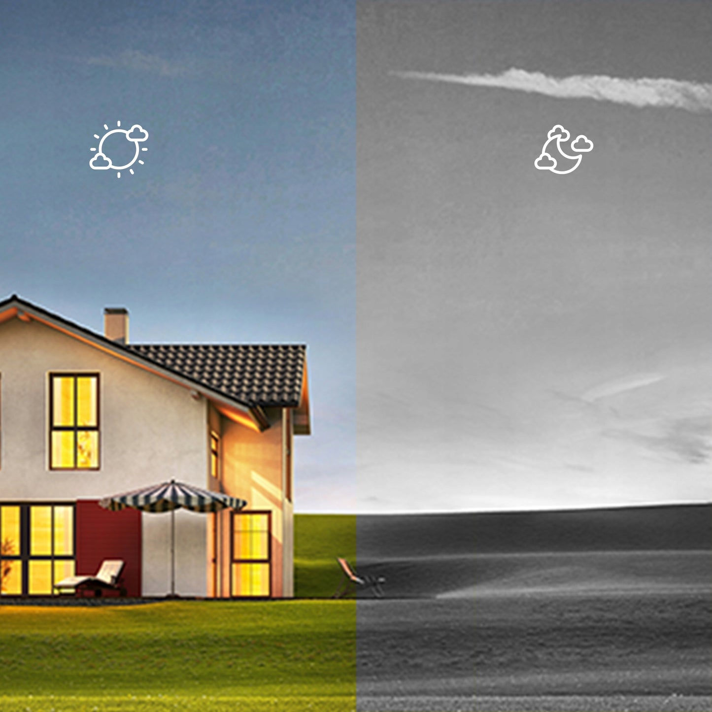 LAUKO WIFI IP KAMERA, 5MP, PTZ, SMART ZOOM, JUDĖSIO DETEKCIJA, V380PRO