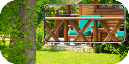 Lauko kamera WiFi 8MPx 4K Ultra HD ZOOM Belaidė Metalinis korpusas