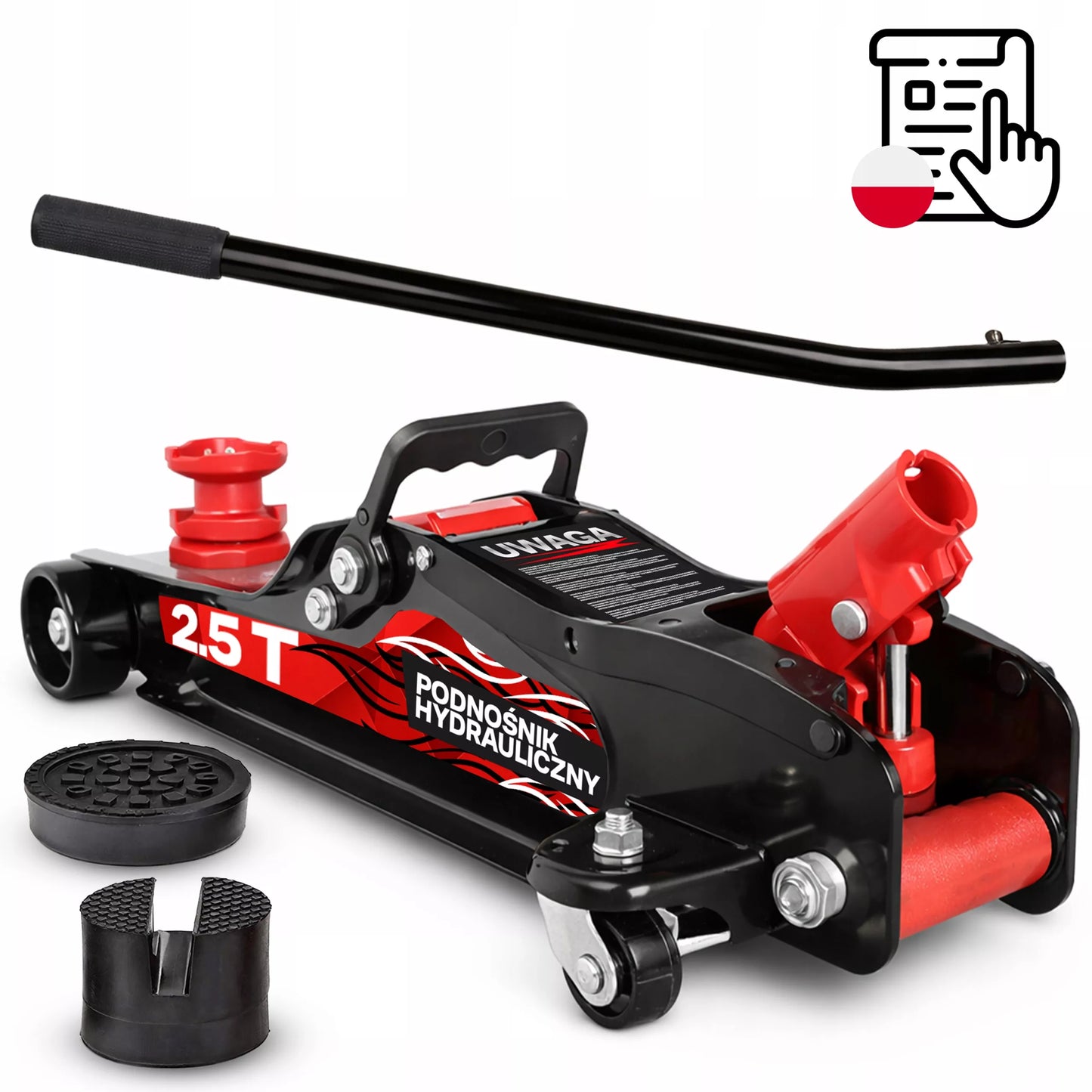 ŽEMAS PROFILIS AUTOMOBILIO PAKĖLĖJAS 80-399 mm 2,5T KĖLIKLIS