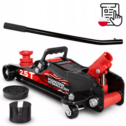 ŽEMAS PROFILIS AUTOMOBILIO PAKĖLĖJAS 80-399 mm 2,5T KĖLIKLIS