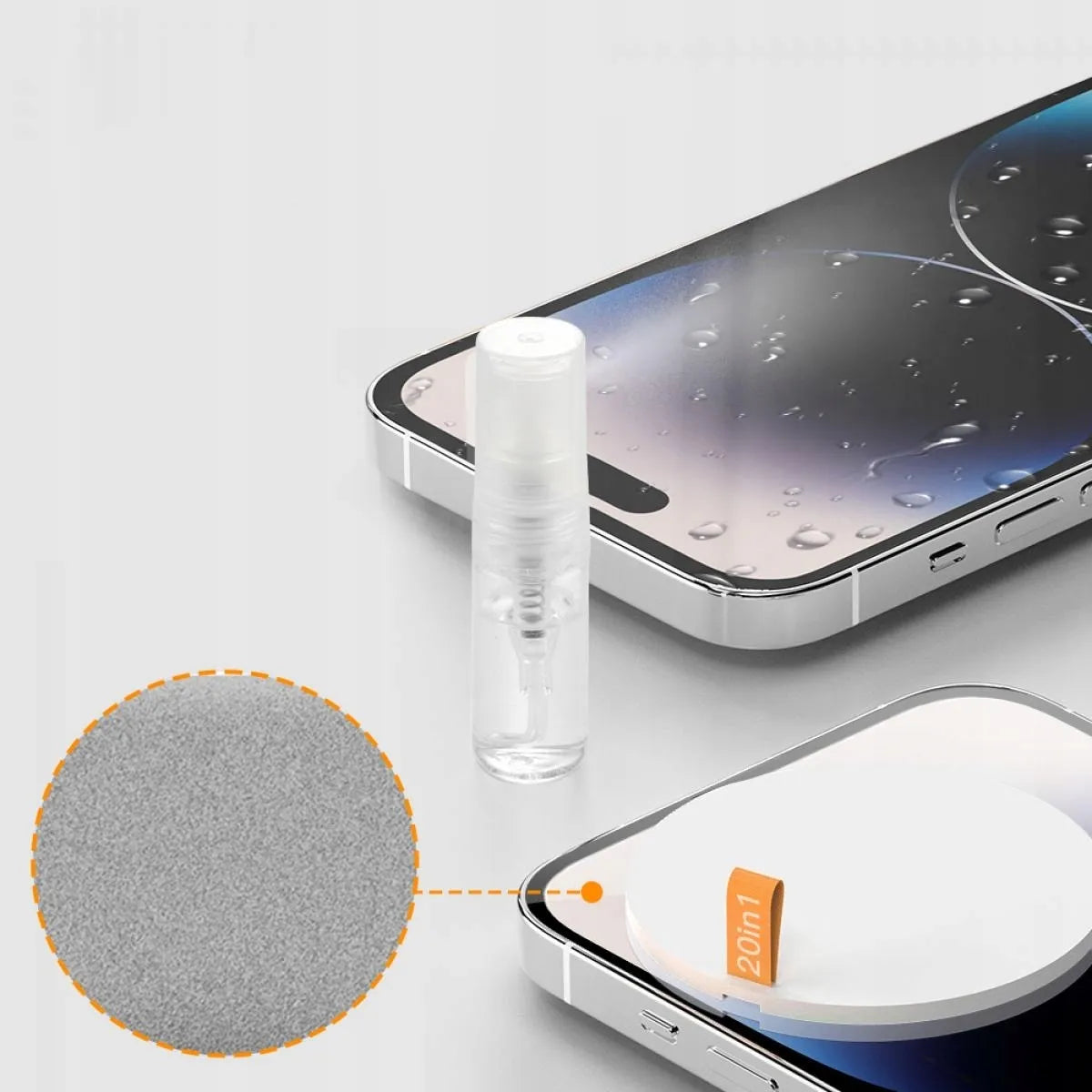 20 viename valymo rinkinys, skirtas fotoaparatui, kamerai, telefonui ir planšetei K&F Concept