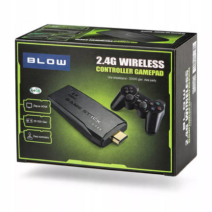 TV žaidimų konsolė MINI RETRO HDMI belaidė 2xPAD 22073 žaidimai
