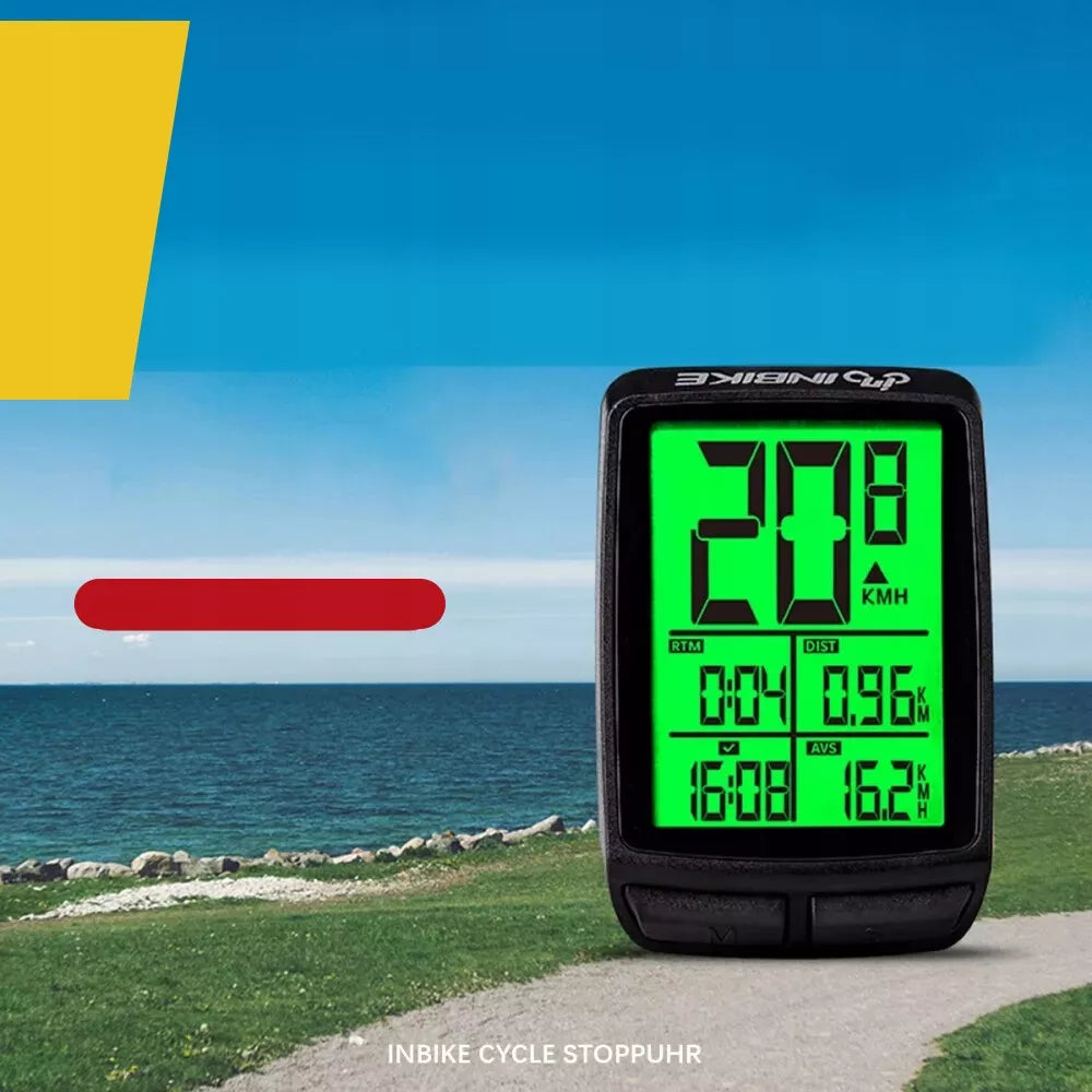 Bezprzewodowy komputer rowerowy z wyświetlaczem LCD, licznik rowerowy, prędkościomierz