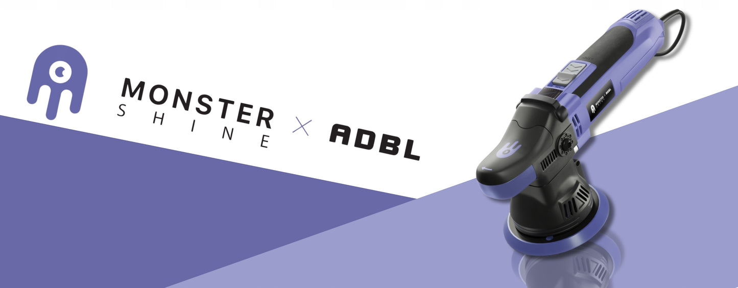 Poliravimo mašina Monster Shine X ADBL ATOM D09 automobilių poliravimui