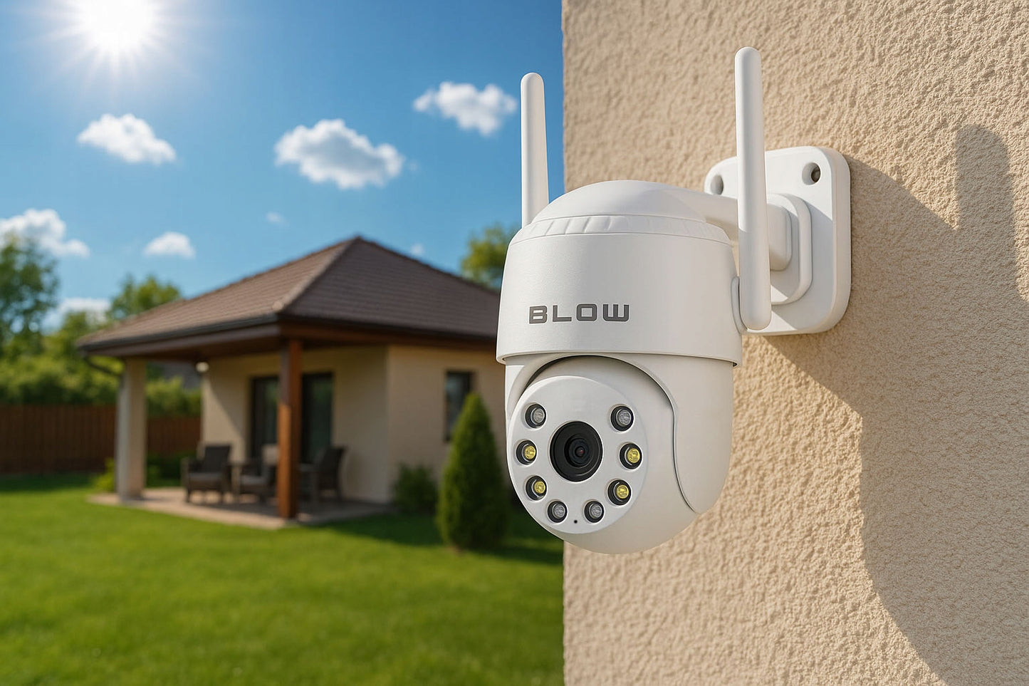 LAUKO WIFI IP KAMERA, 5MP, PTZ, SMART ZOOM, JUDĖSIO DETEKCIJA, V380PRO