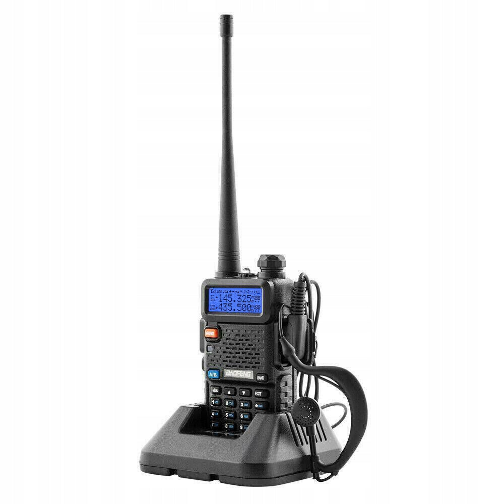 2 vnt. Baofeng UV-5R OEM HTQ RADIOTELEFONINIS SIŲSTUVAS-IMTUVAS SKENERIS