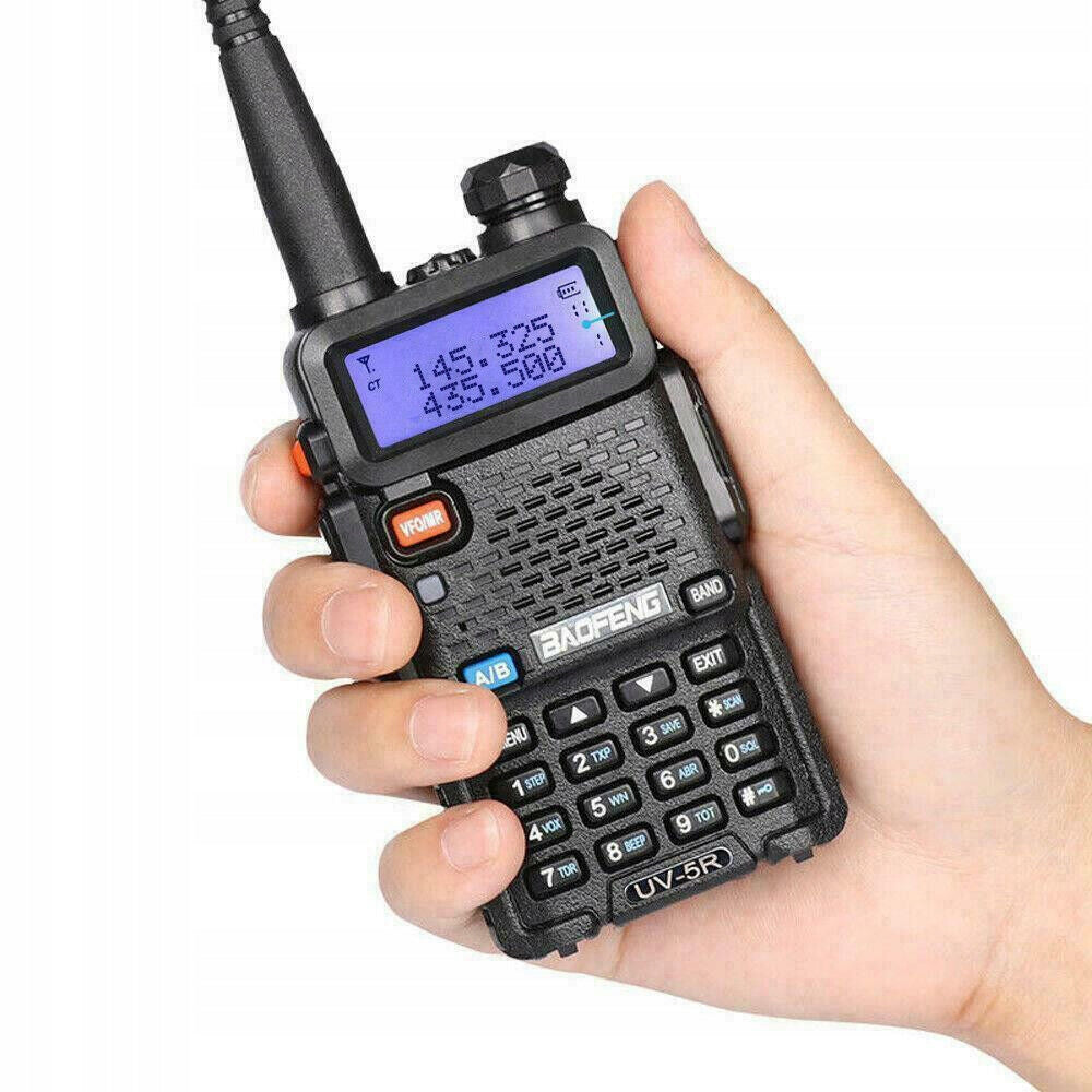 2 vnt. Baofeng UV-5R OEM HTQ RADIOTELEFONINIS SIŲSTUVAS-IMTUVAS SKENERIS