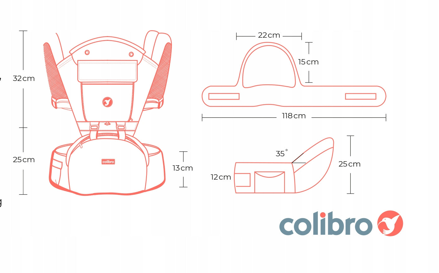 Kengūrinėnešynėlė HONEY 12in1 iki 18 kg vaiko svorio