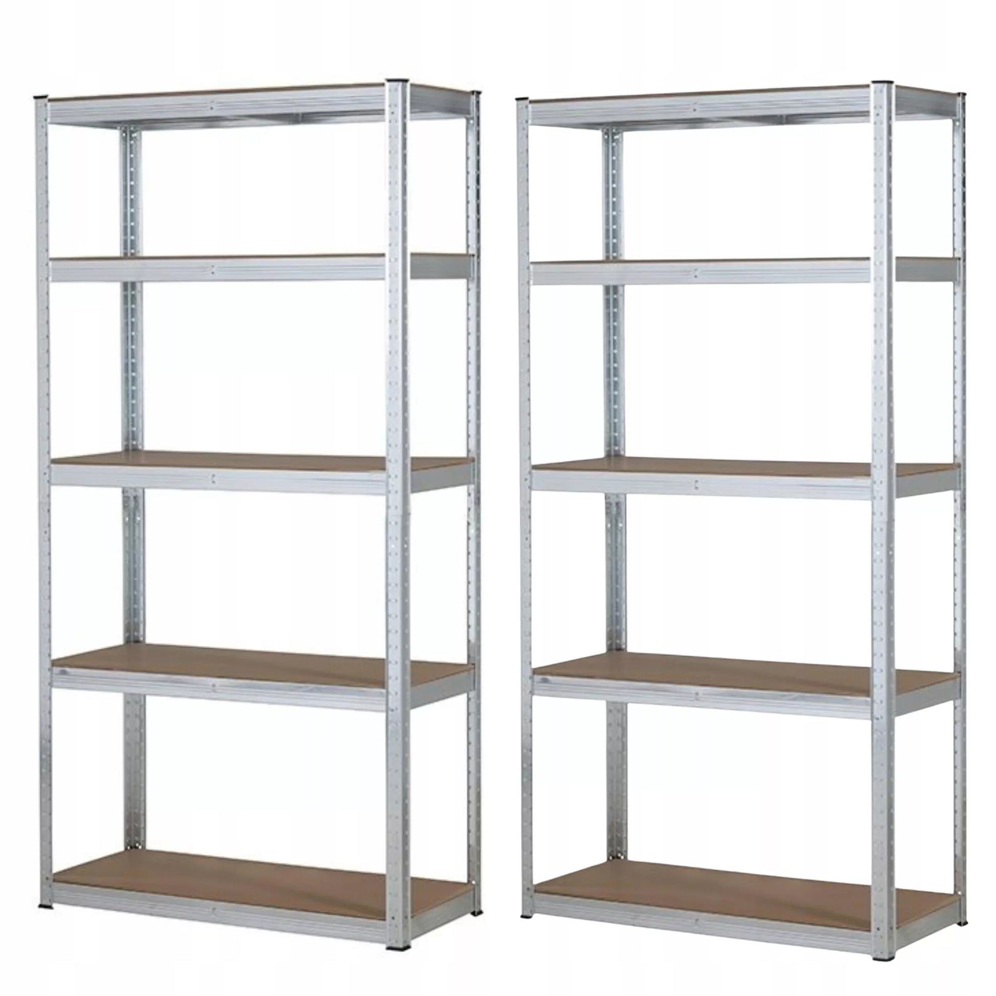 2 vnt. Metalinė sandėliavimo lentyna biurui, garažui 5 lentynos 180x90x40 875kg