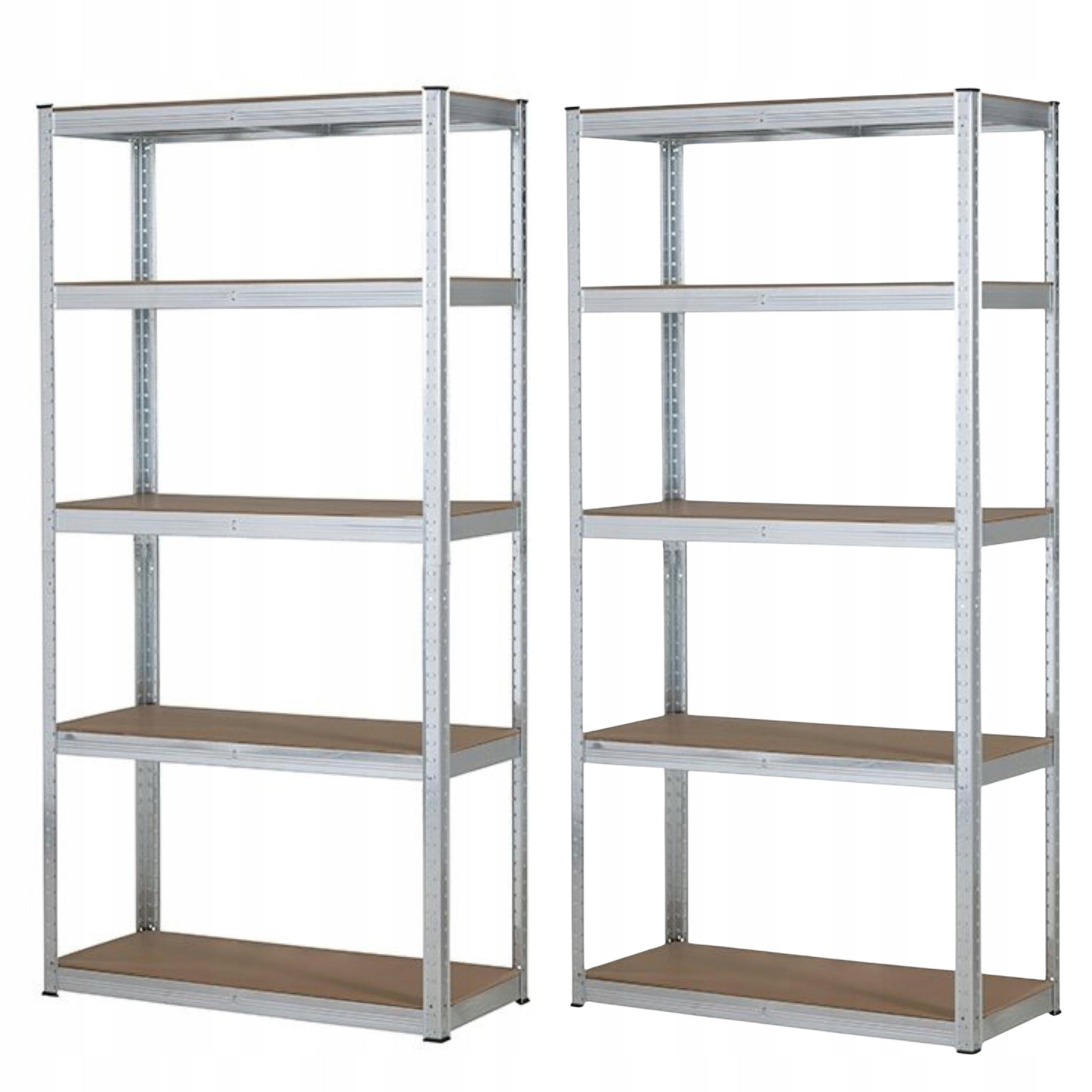 2 vnt. Metalinė sandėliavimo lentyna biurui, garažui 5 lentynos 180x90x40 875kg
