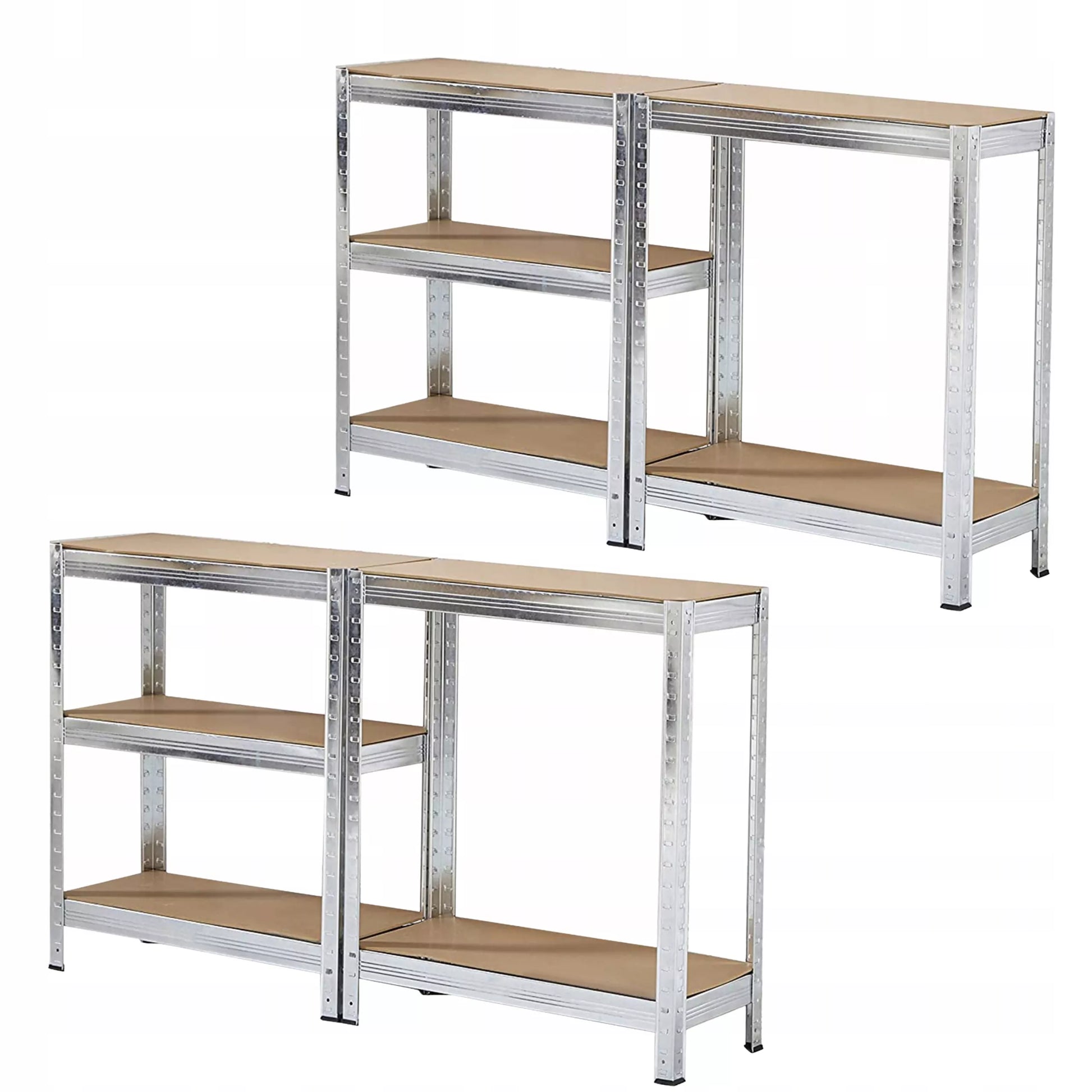 2 vnt. Metalinė sandėliavimo lentyna biurui, garažui 5 lentynos 180x90x40 875kg