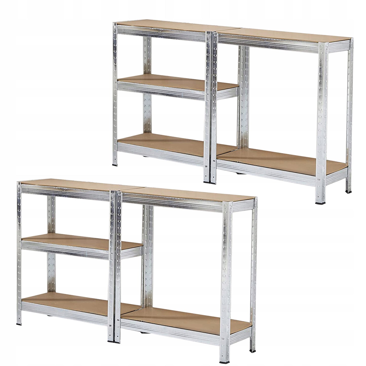 2 vnt. Metalinė sandėliavimo lentyna biurui, garažui 5 lentynos 180x90x40 875kg