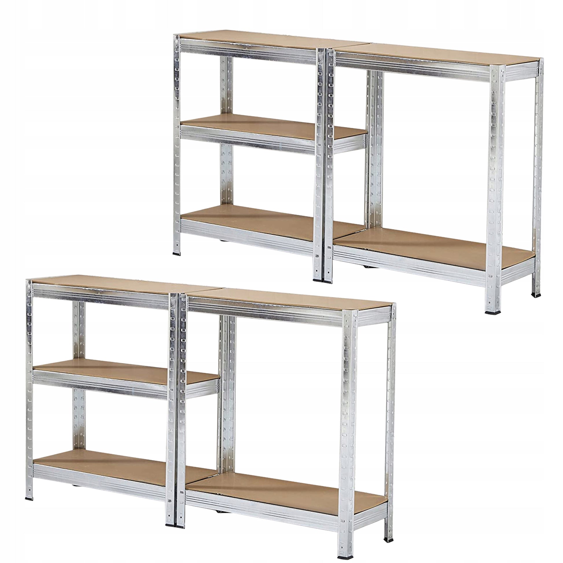 2 vnt. Metalinė sandėliavimo lentyna biurui, garažui 5 lentynos 180x90x40 875kg