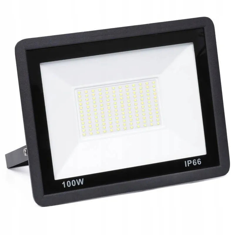 2x 100W LED prožektorių rinkinys su stovu – 200W darbo apšvietimas statyboms IP66