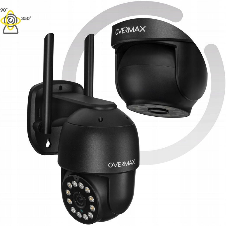 2x Lauko Pasukama Kamera LAN 12 LED Diodų IP66 WIFI FULL HD 4x Zoom 25s