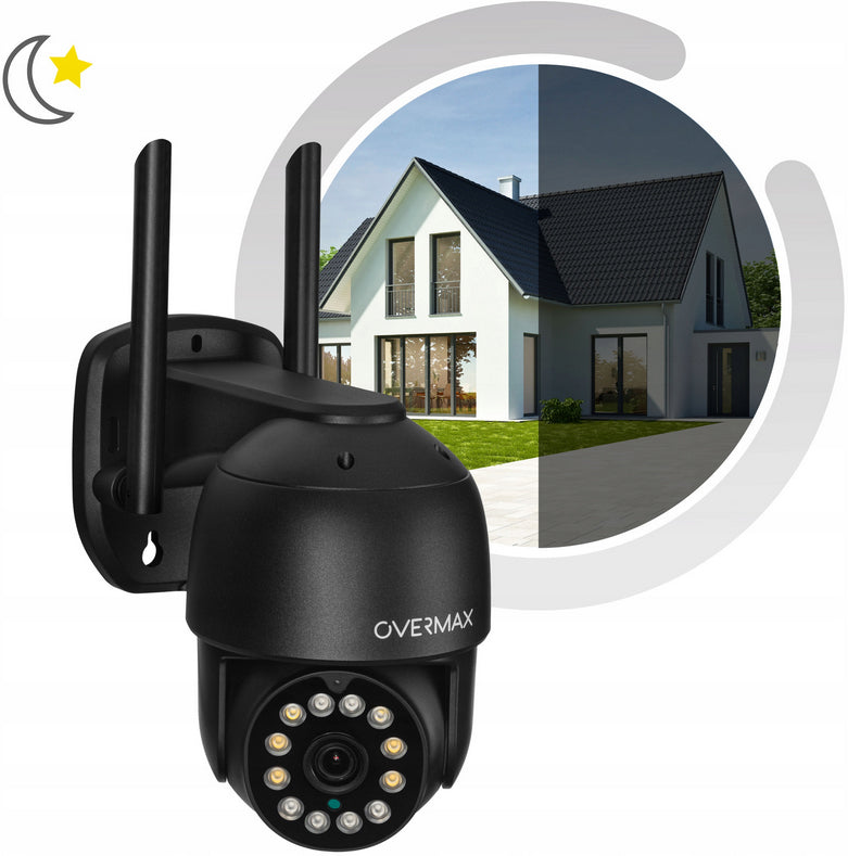 2x Lauko Pasukama Kamera LAN 12 LED Diodų IP66 WIFI FULL HD 4x Zoom 25s