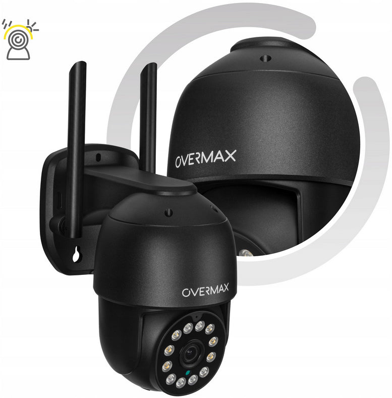 2x Lauko Pasukama Kamera LAN 12 LED Diodų IP66 WIFI FULL HD 4x Zoom 25s