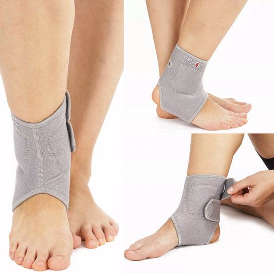 2x MAGNETYCZNA OPASKA NA KOSTKĘ ORTEZA STAWU SKOKOWEGO STABILIZATOR STOPY