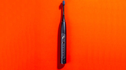 2 vnt. Elektrinis soninis dantų šepetėlis OMEO +365 UV dezinfekcinis įrenginys Juodas