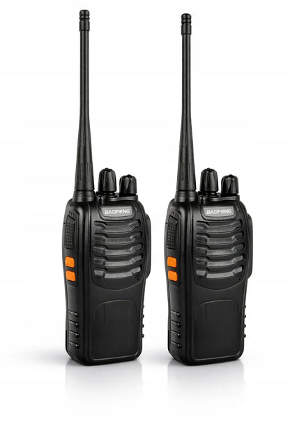 2x Baofeng BF-888S PMR racijos rinkinys, didelis veikimo nuotolis