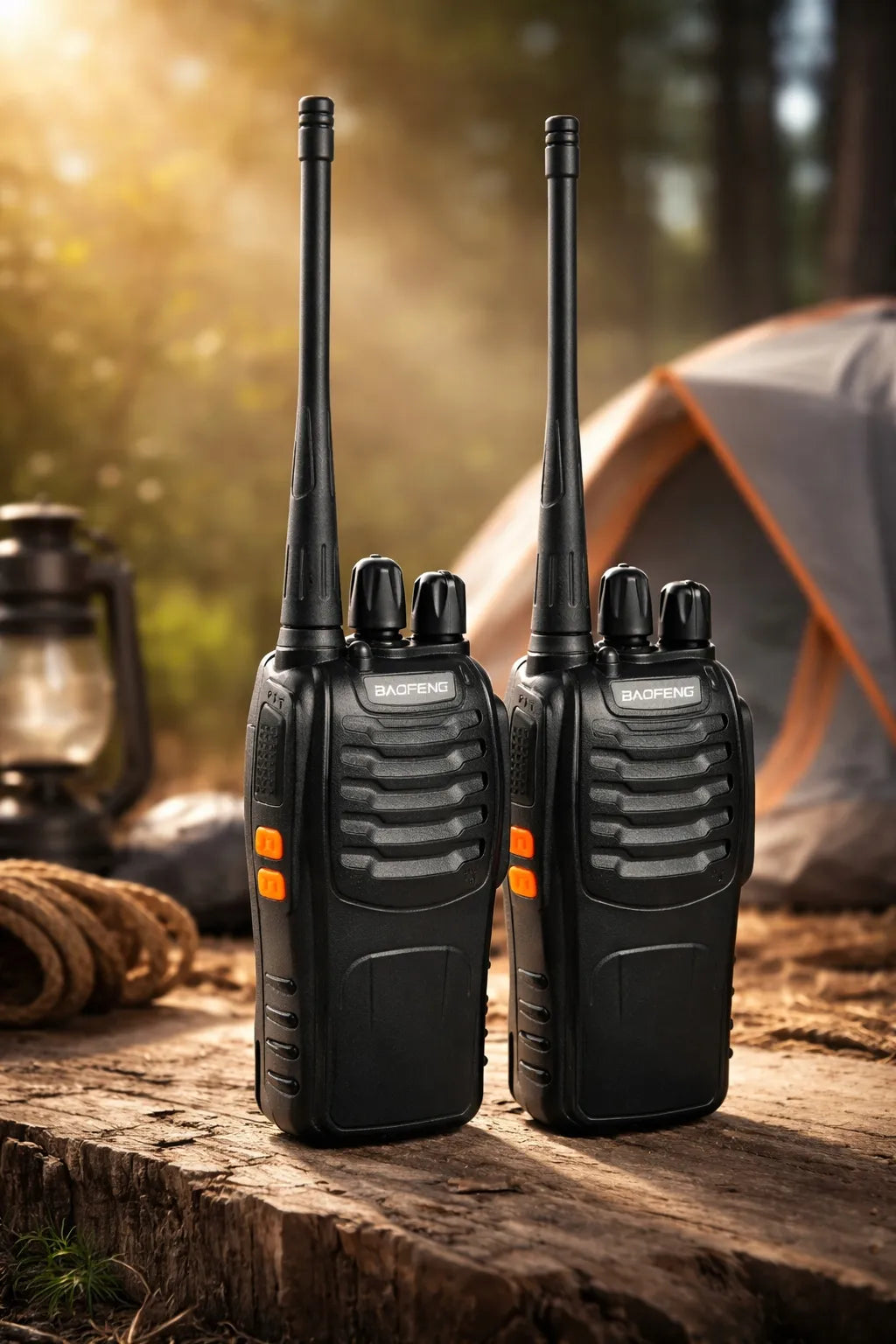 2x Baofeng BF-888S PMR racijos rinkinys, didelis veikimo nuotolis