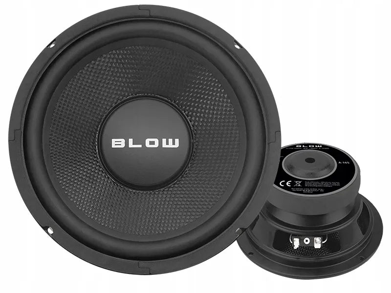 2x Galingas automobilinis bosinis garsiakalbis žemų dažnių Woofer 200W 6,5 colio 165 mm