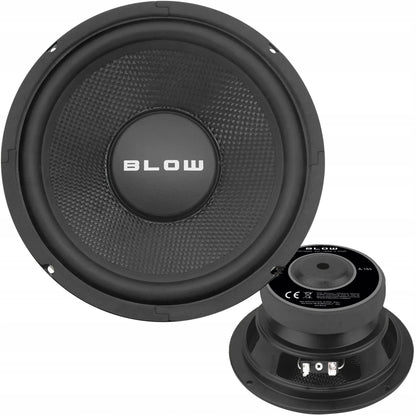 2x Galingas automobilinis bosinis garsiakalbis žemų dažnių Woofer 200W 6,5 colio 165 mm