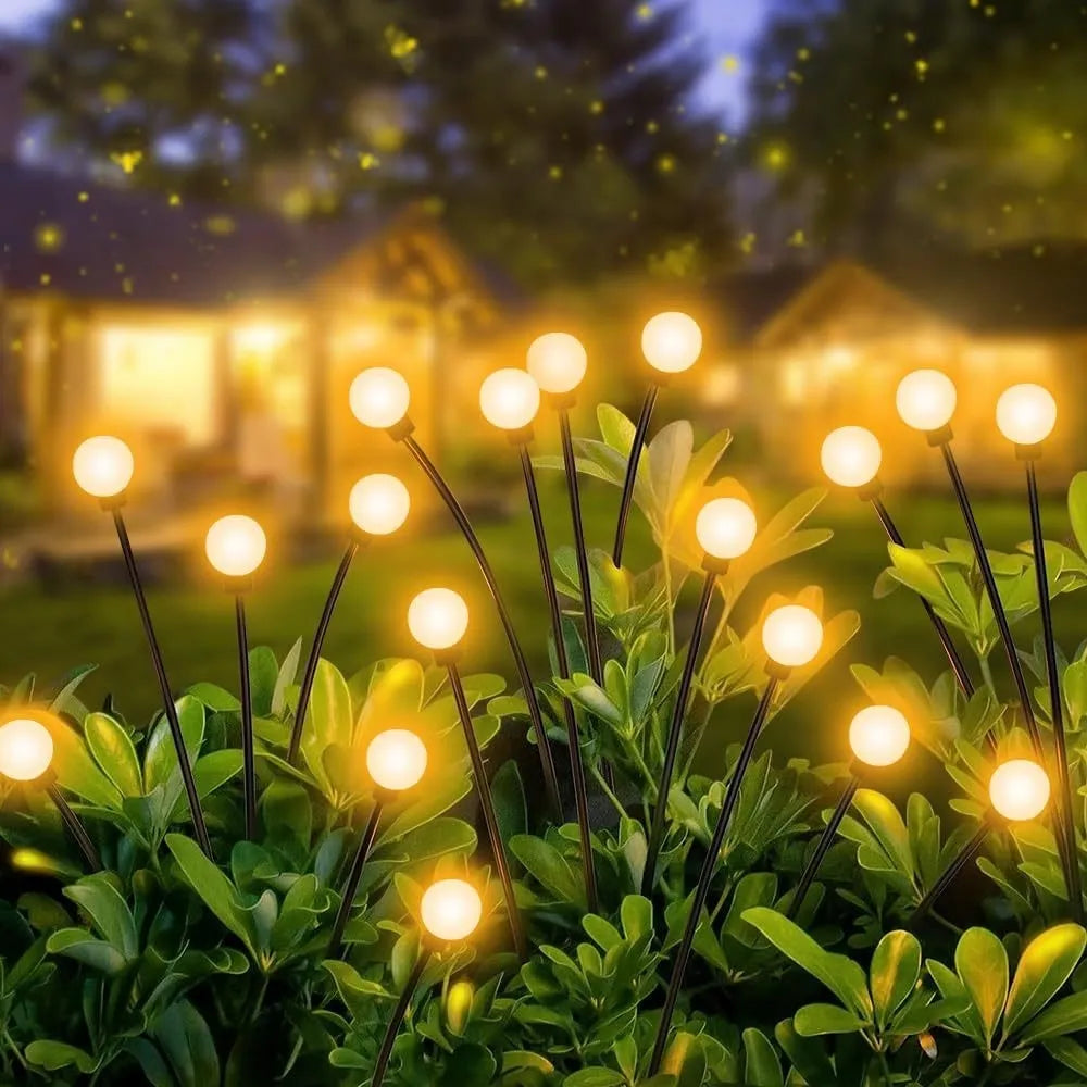 2x Masterled saulės energija maitinami sodo šviestuvai, rutulio formos, 10x LED, įsmeigiami, su jutikliu, atsparūs vandeniui