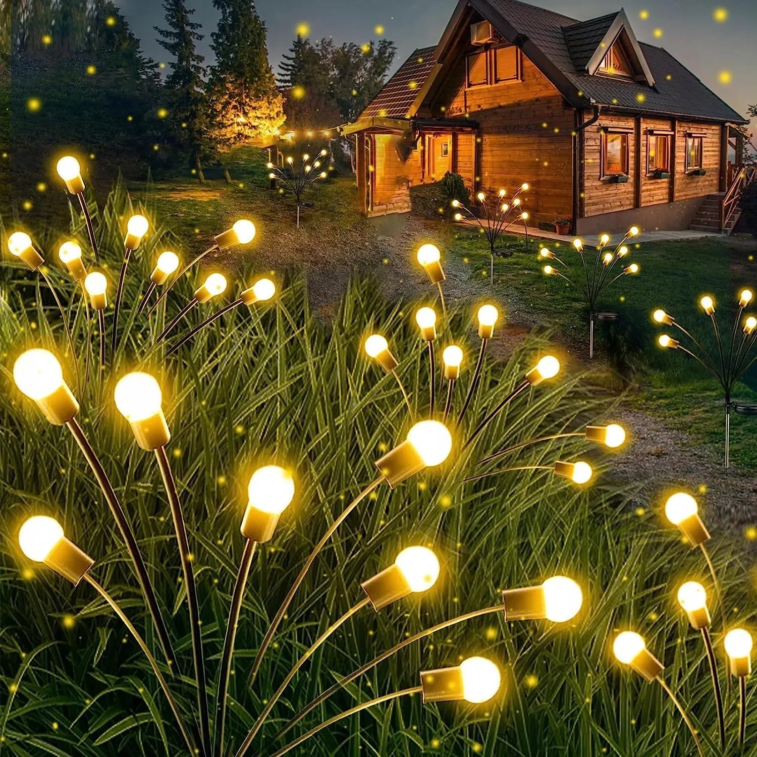 2x Masterled saulės energija maitinami sodo šviestuvai, rutulio formos, 10x LED, įsmeigiami, su jutikliu, atsparūs vandeniui