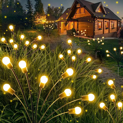2x Masterled saulės energija maitinami sodo šviestuvai, rutulio formos, 10x LED, įsmeigiami, su jutikliu, atsparūs vandeniui