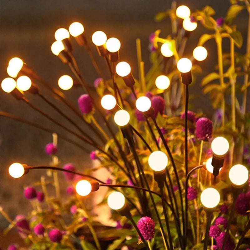 2x Masterled saulės energija maitinami sodo šviestuvai, rutulio formos, 10x LED, įsmeigiami, su jutikliu, atsparūs vandeniui